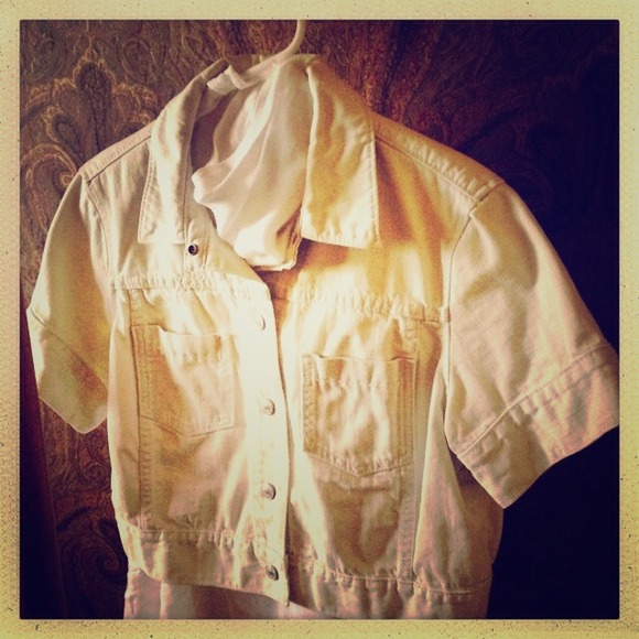Gap Vintage Crop Jean Jacket