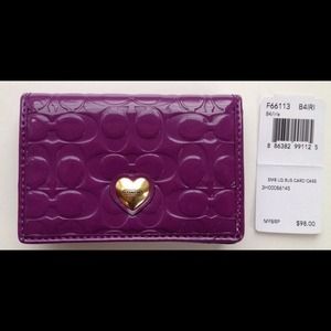Coach card wallet