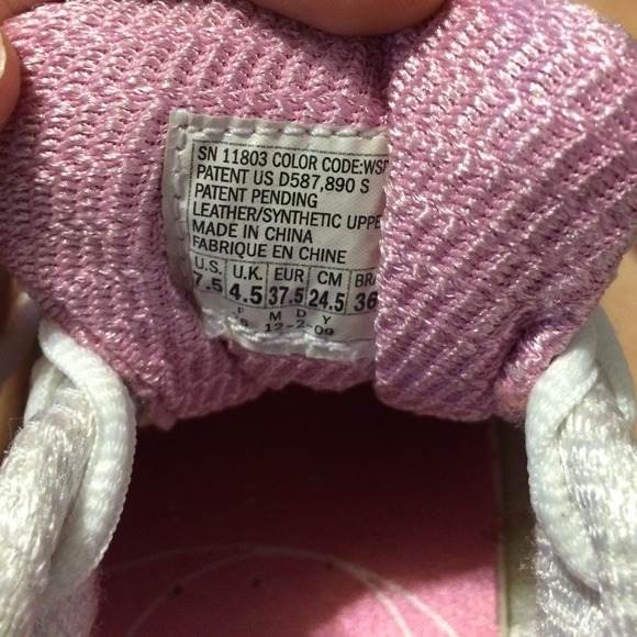 Pink and white shape up walking/running shoes. - Picture 3 of 3