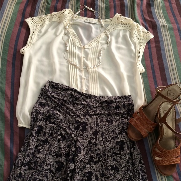 Palooza Pants BEAUTIFUL EGGPLANT AND CREAM