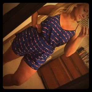 Casual romper! Great colors