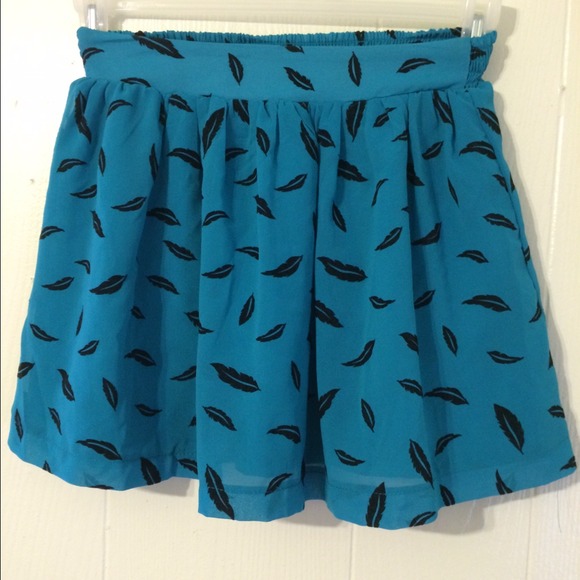 Blue skirt