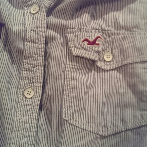 Hollister Button Down Long Sleeve!