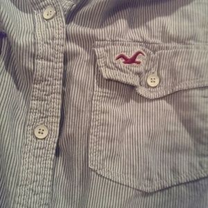 Hollister Button Down Long Sleeve!
