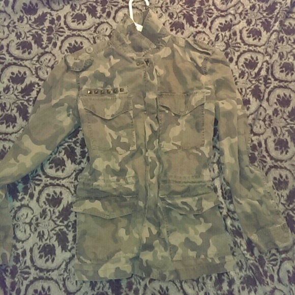 Camo Studded blazer from Kohls!