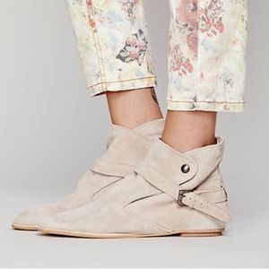 Free People ankle suede boot