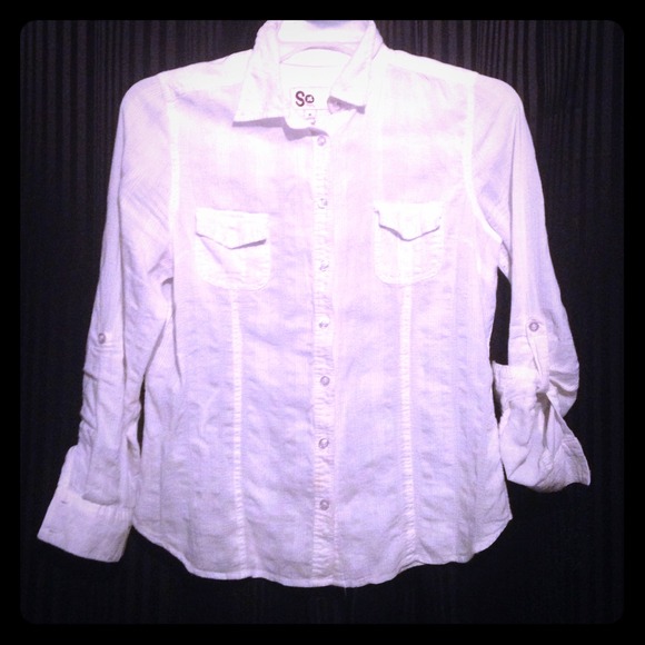 White button down shirt