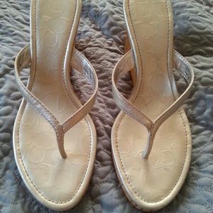 Authentic Silver Coach Wedges