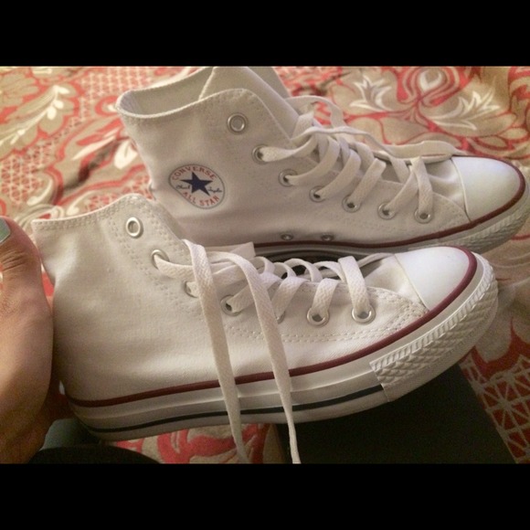 White high too converse 👟✨