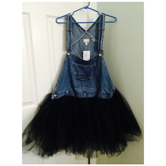 Black Tutu Overalls