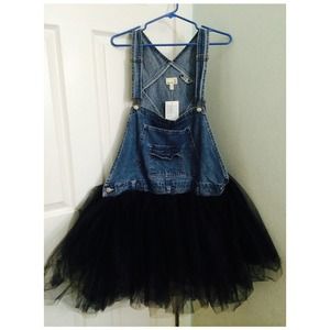 Black Tutu Overalls