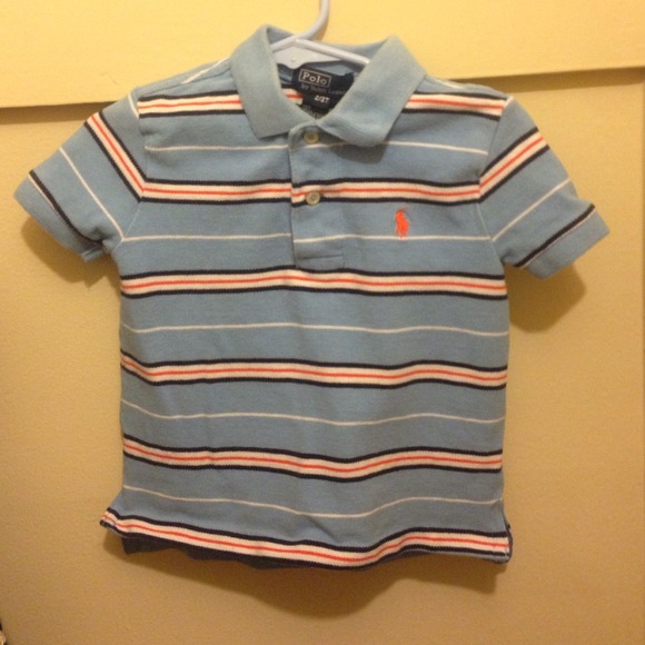 Stripe Ralph Lauren polo