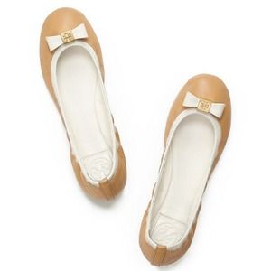 Authentic Tory Burch eddie bow ballet flats