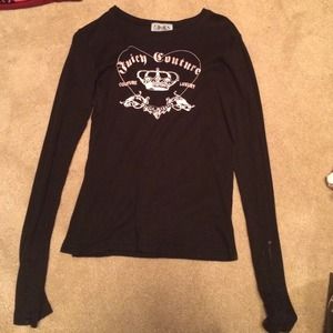 juicy couture black long sleeve