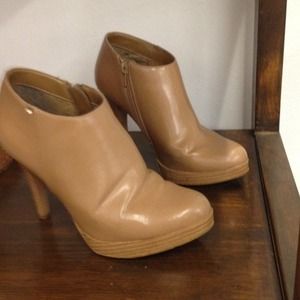 Tan shoes