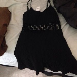 Black tank romper