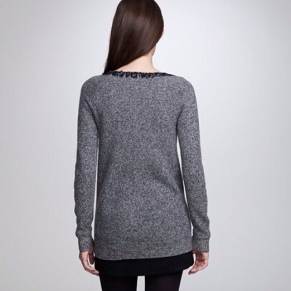 J crew sequin trimmed sweater - Picture 2 of 3