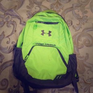 Bright Under Armour backpack!
