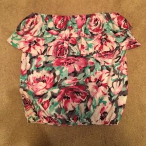flower tube top