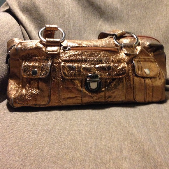 Nine West sparkling gold purse