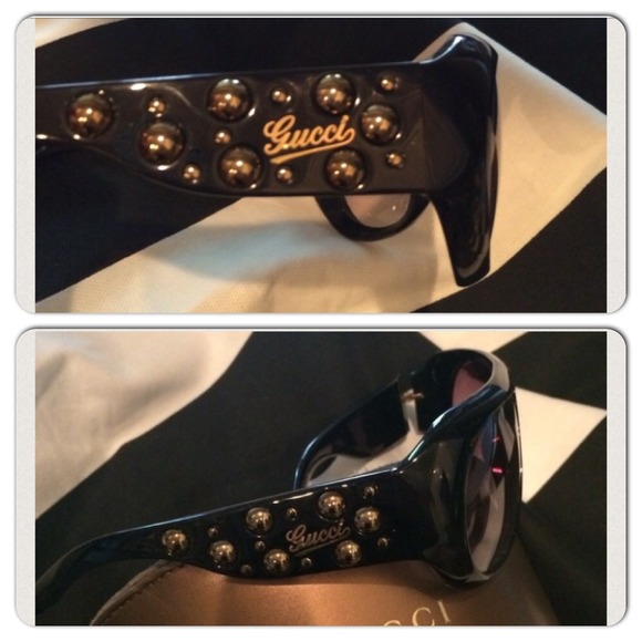 🚫SOLD🚫Auth Gucci aviator style sunglasses - Picture 2 of 3