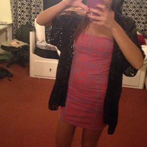 Billabong Aztec orange coral and purple dress