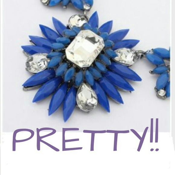 SOLDBUNDLECobalt Blue Necklace - Picture 3 of 3