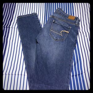 American Eagle Stretch Skinny Jeans.