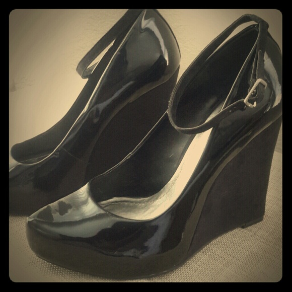 BCBG Patent Leather Wedges - #017