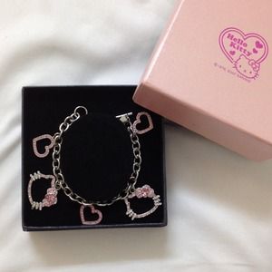 Authentic Sanrio Hello Kitty Charm Bracelet