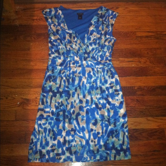 Surplice Ann Taylor Stretch Dress