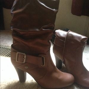 Gorgeous brown boots! Perfect for fall!