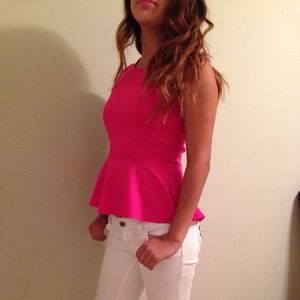 Pink formal top