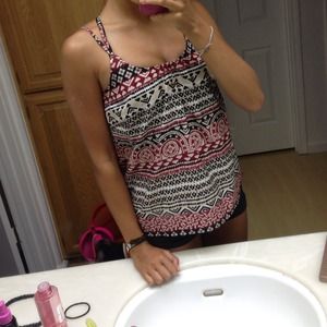 Aztec print tank!