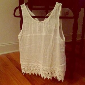 bohemian white top