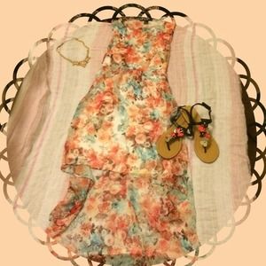 Floral print dress