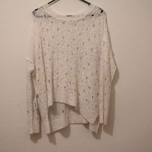 Forever 21 holey sweater