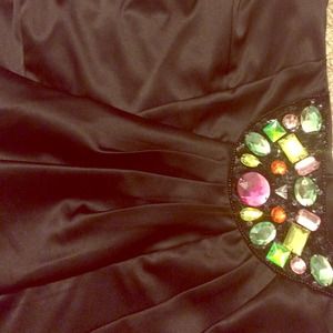 Black formal dress
