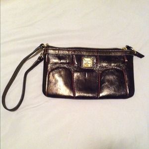 Dooney & Burke Leather Wristlet
