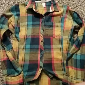 Mossimo flannel top size xs