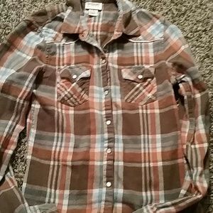 Mossimo flannel top size xs