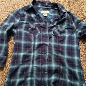 Arizona flannel top size medium