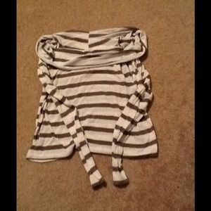 Mock cow neck sweater