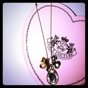 Betsey Johnson gold pendant necklace