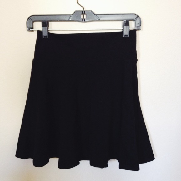 F21 Black Skater Skirt