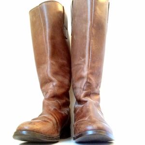Steve Madden Brown Leather Riding Boots