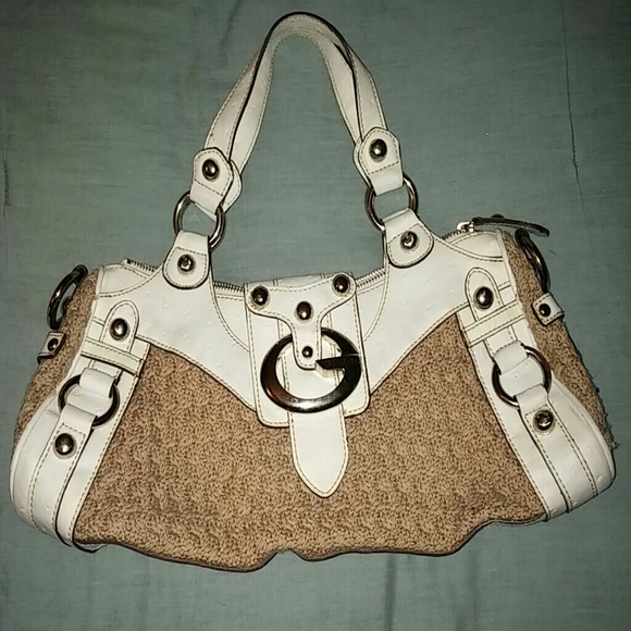 Hobo style sweater material Guess purse