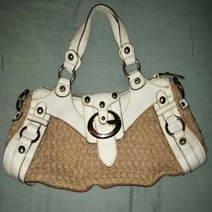 Hobo style sweater material Guess purse