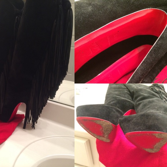 🚫SOLD🚫🎉2X HOST PiCK🎊 Christian Louboutin Boots - Picture 2 of 4