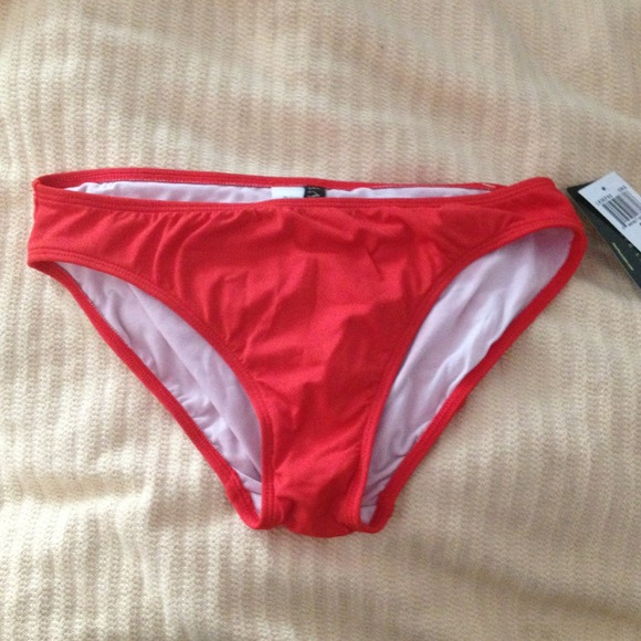 NWT Ralph Lauren Red Bikini Bottoms